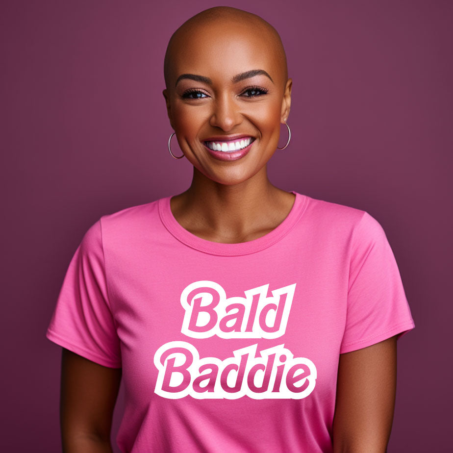 Bald Baddie- Cancer Awareness T-Shirt